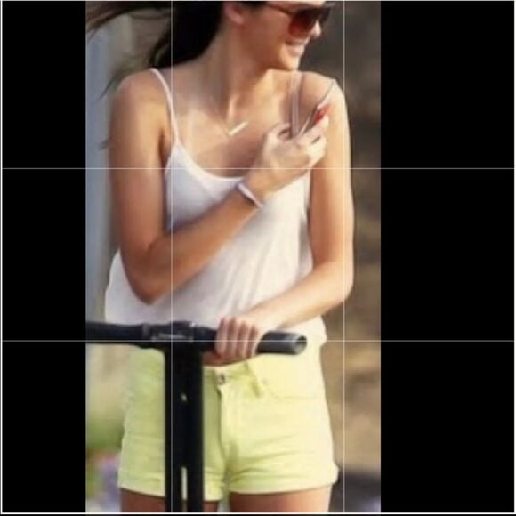 NEW DL1961 Cameron Stretch Denim Cutoff Shorts ASO Kendall Jenner - Picture 5 of 7